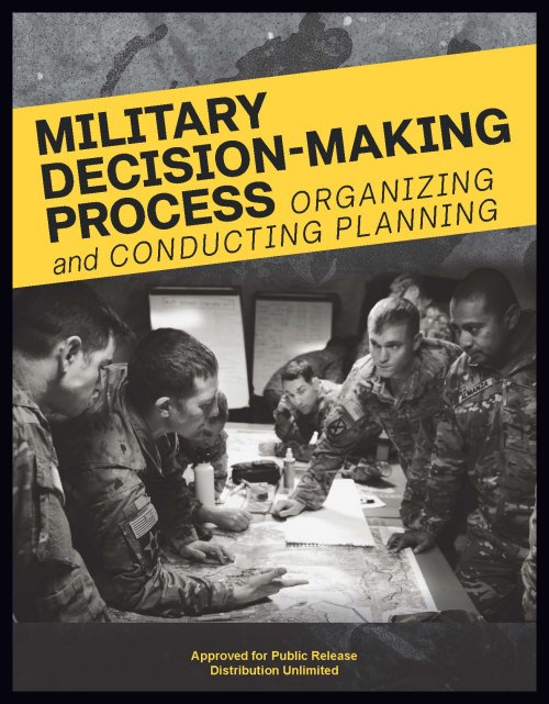 Military decision-making process (MDMP) - 2023 - BIG size
